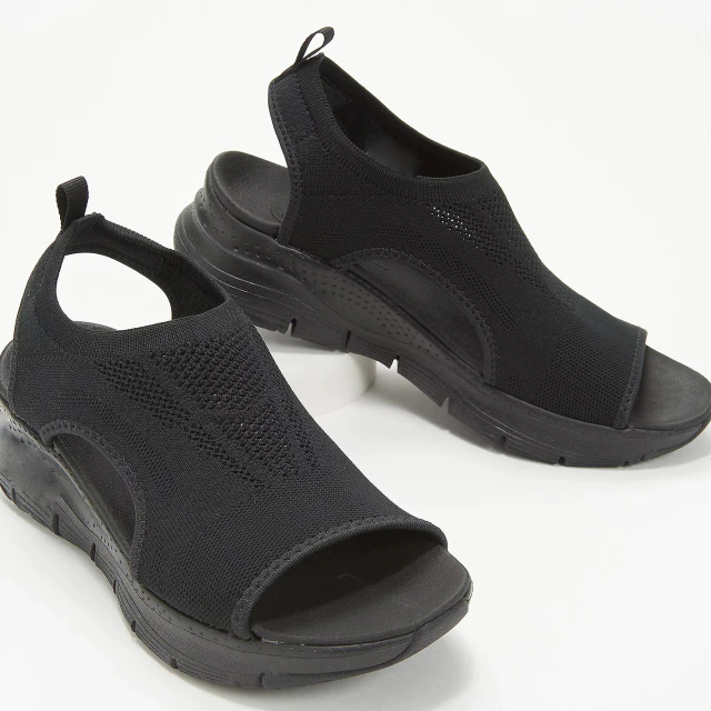 Orthopedische Damessandalen Open Teen Mesh Zool Comfortabel Ademend Antislip Zomerschoenen voor Dames