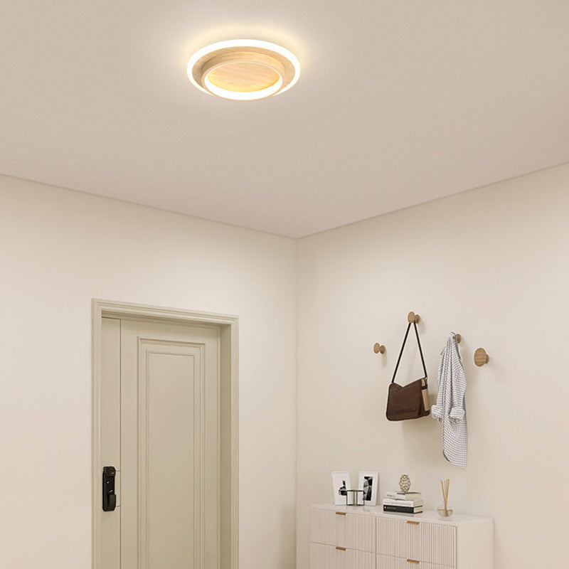 Plafondlamp Rond LED Modern Halo Design Metaal Acryl Flush Mount