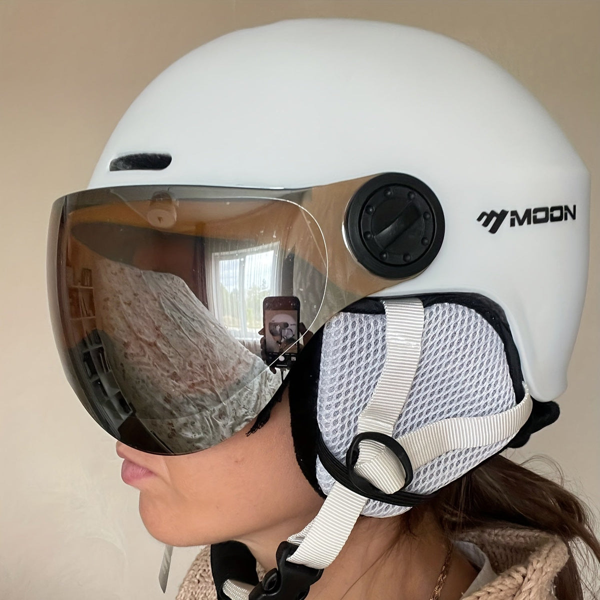 Sportieve Skihelm met Verstelbare Pasvorm en Afneembare Onderdelen - Veiligheid en Comfort voor Wintersport