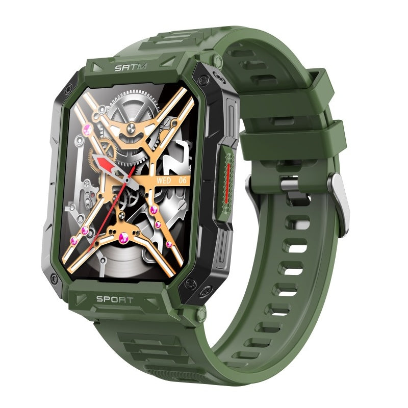 Gezondheidssmartwatch met Hartslagmeter Bloeddrukmeting Zuurstofwaarden Slaapmonitoring Waterdicht Sport