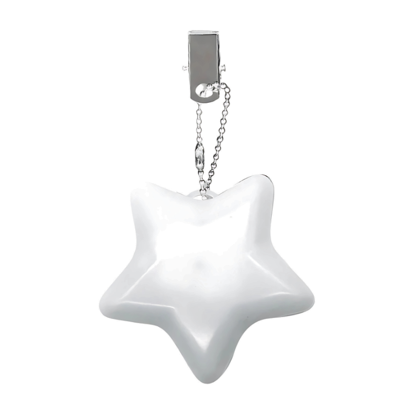 Tasverlichting met Aanraaksensor Hart of Ster Clip-on Lampje Handtas Rugzak LED Zoeklicht Compact Nachtlampje