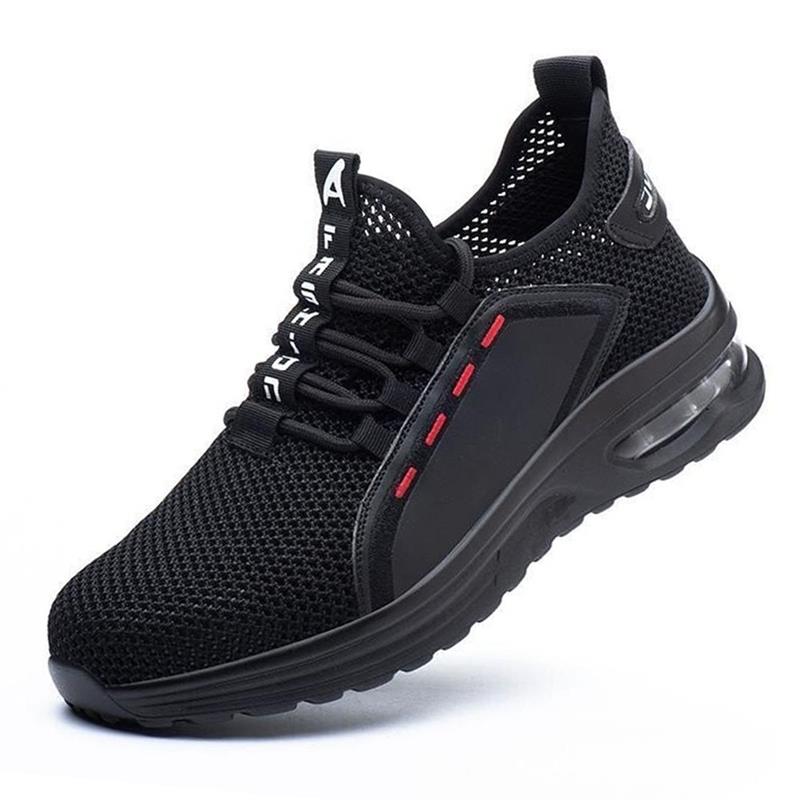 Veiligheidsschoenen met Stalen Neus Ultralight Antislip Werkschoenen Ademend voor Bouw Magazijn Industrie