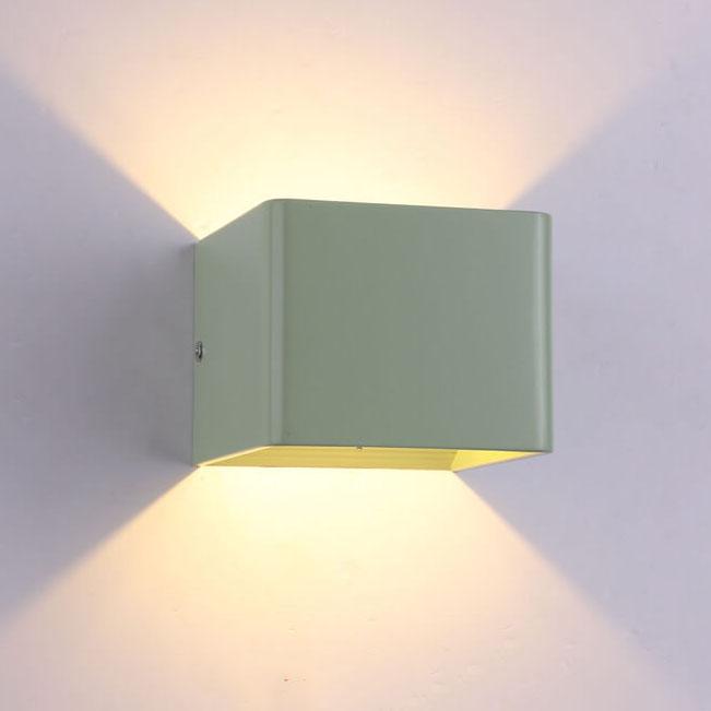 Vierkante LED Wandlamp Aluminium 5-15W Warm Koel Wit Minimalistisch Modern Design Woonkamer Slaapkamer