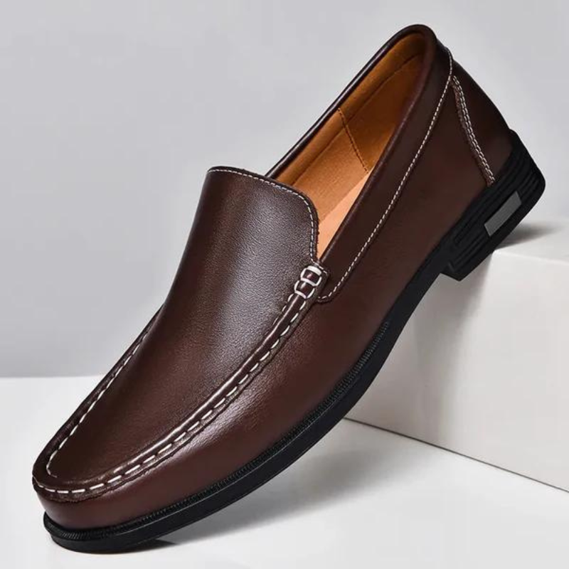 Loafers Echt Leer Heren Instappers Zwart Bruin Grijs Blauw Klassiek Zakelijk Casual Elegant Comfortabel