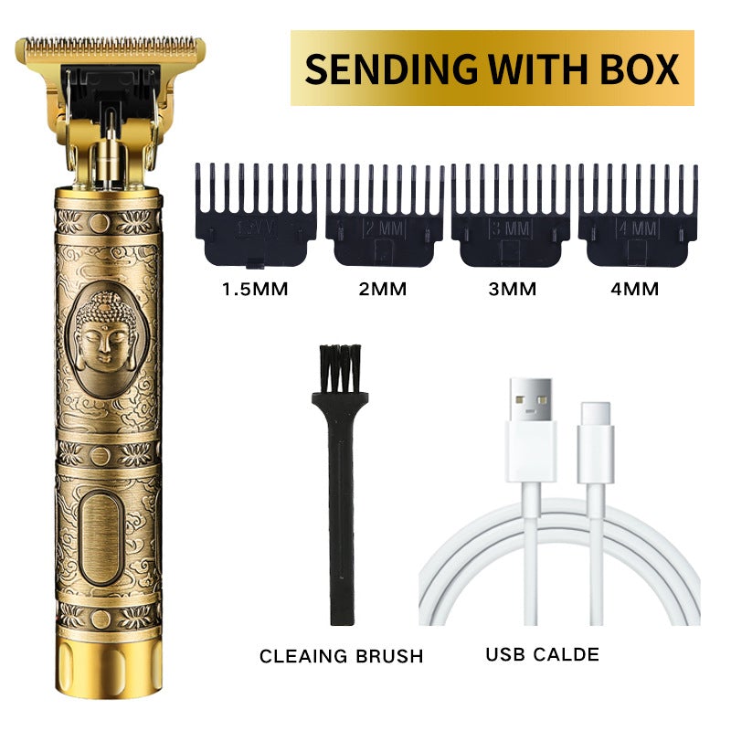 Professionele Oplaadbare Haartrimmer T-Mes Precisie Contouren Baard Haar Lithium Accu USB Oplaadbaar