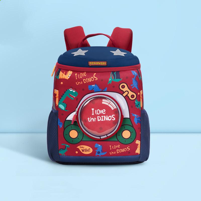 Kinderrugzak met Dinosaurus Print en Verstelbare Schouderbanden voor Kleuterschool en Dagelijks Gebruik