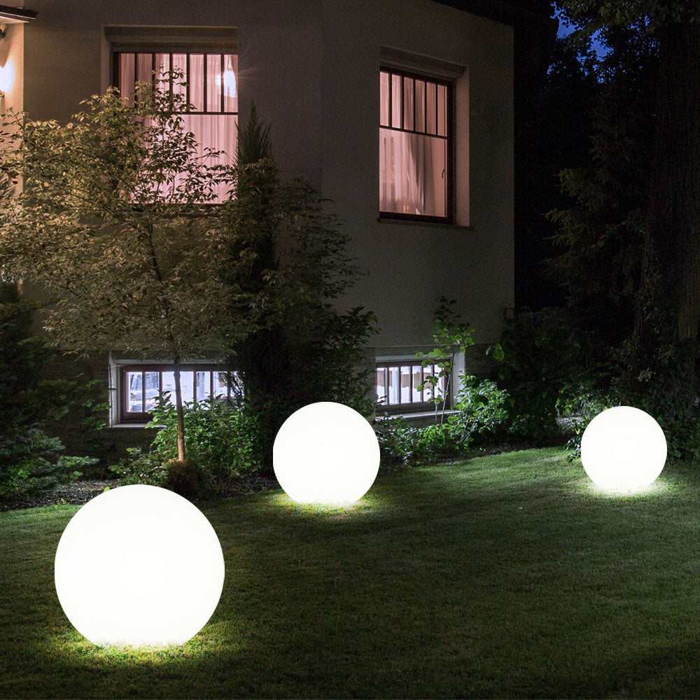 Weerbestendige Tuinbol LED-Lamp - Draadloos Oplaadbaar Sfeerverlichting voor Tuin Terras - Waterdicht Buitenlamp met Kleurwisselaar