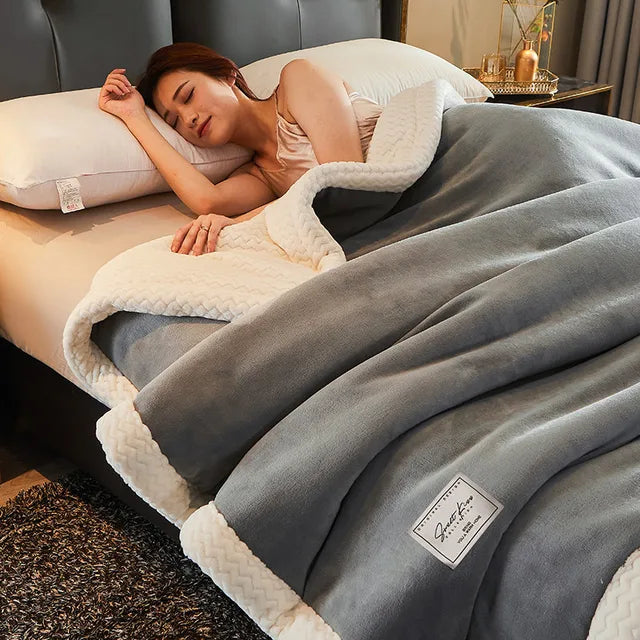 Zachte Fleece Deken - Warm & Luxueus Plaid voor Bank & Bed - Extra Zachte Knuffeldeken voor Herfst & Winter