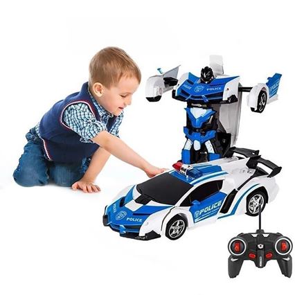 RC Transformerende Auto - Speelgoedauto en Robot in Één met Afstandsbediening