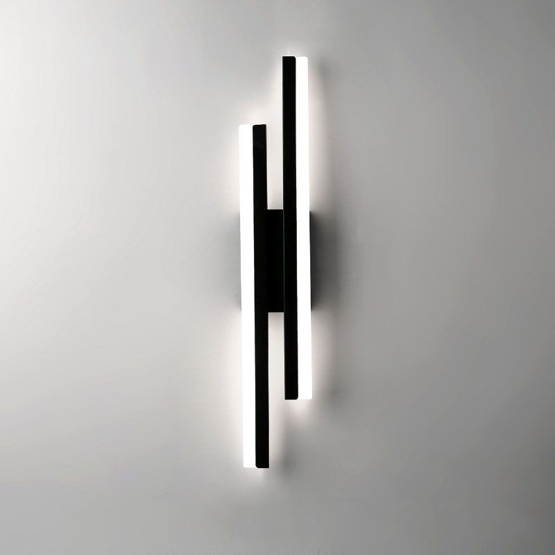 LED Wandlamp Metaal Acryl Zwart Goud 48cm Woonkamer Slaapkamer Wandverlichting Modern Design Interieur