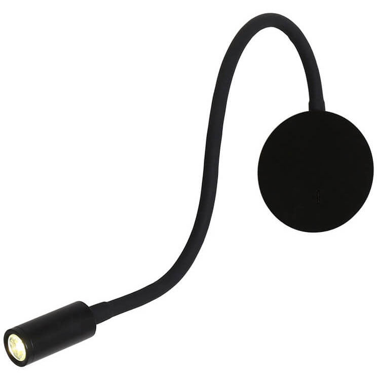 Verstelbare LED-wandlamp - 360° draaibaar - industrieel design zwart metaal - directe wandverlichting voor woonkamer slaapkamer gang modern interieur
