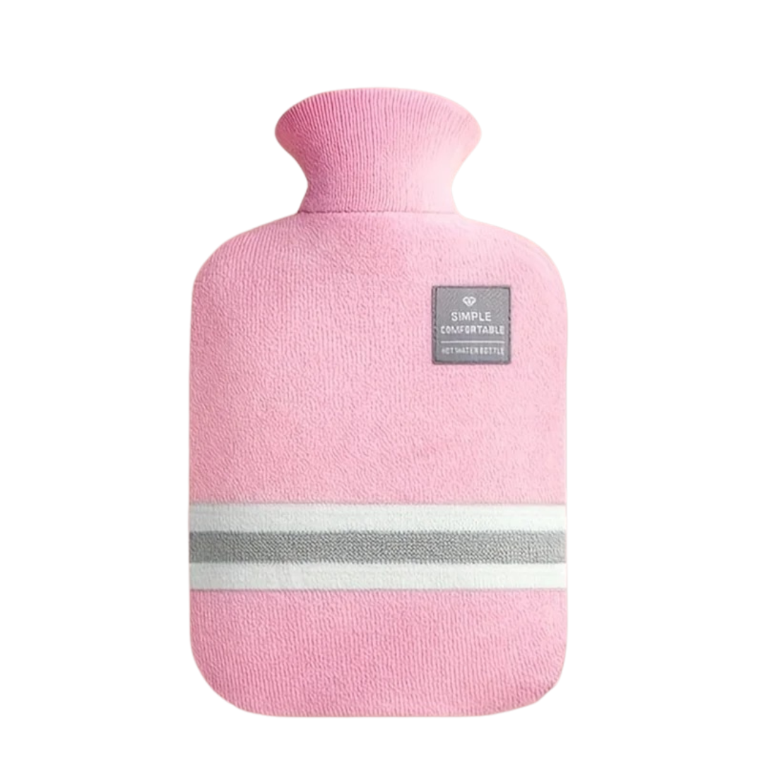 Kruik met Gebreide Hoes 1 Liter Warmtehoudend Comfort voor Koude Winterdagen Ontspanning Thuis Wellness
