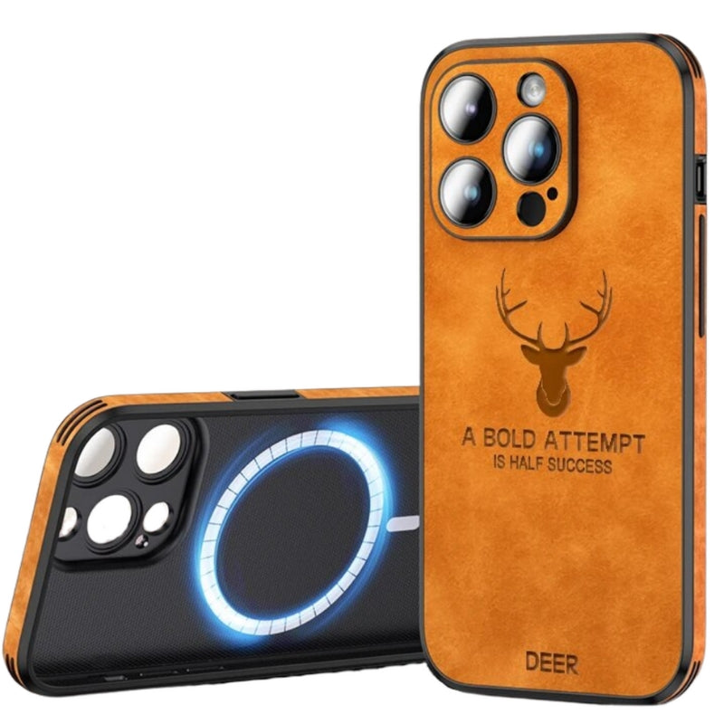Luxe Wildleren iPhone Hoes Zwart Bruin Donkergroen Lichtblauw Beschermhoes met Shockabsorptie Camerabescherming