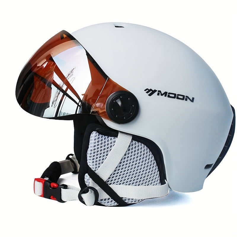 Sportieve Skihelm met Verstelbare Pasvorm en Afneembare Onderdelen - Veiligheid en Comfort voor Wintersport
