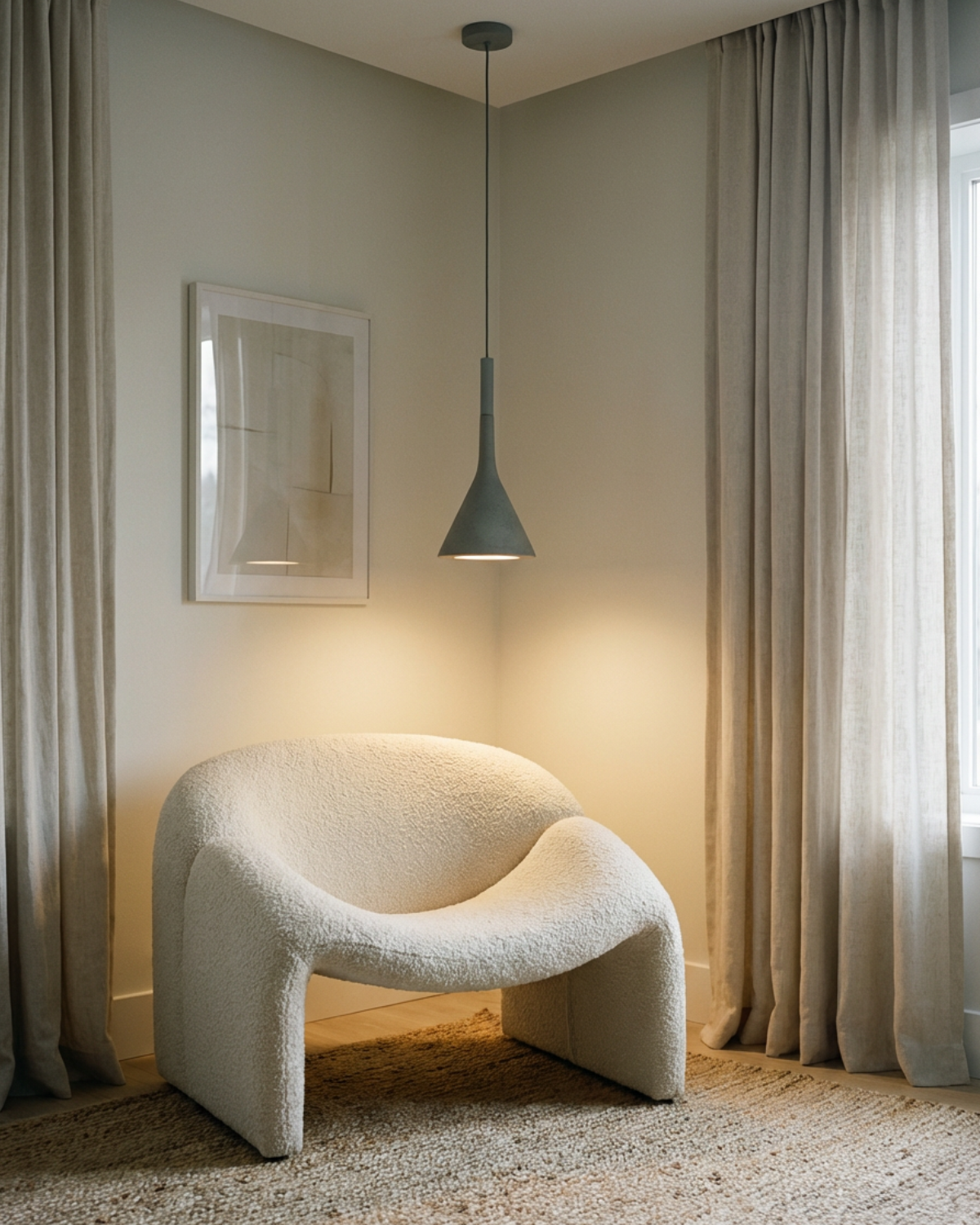Conische Hanglamp met Gericht Licht - Strak Design voor Tafel- en Accentverlichting