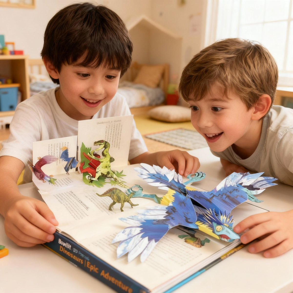 3D Pop-up Boek Dinosaurus - Interactief Kinderboek met Pop-up Scènes - Educatief Prentenboek Prehistorie