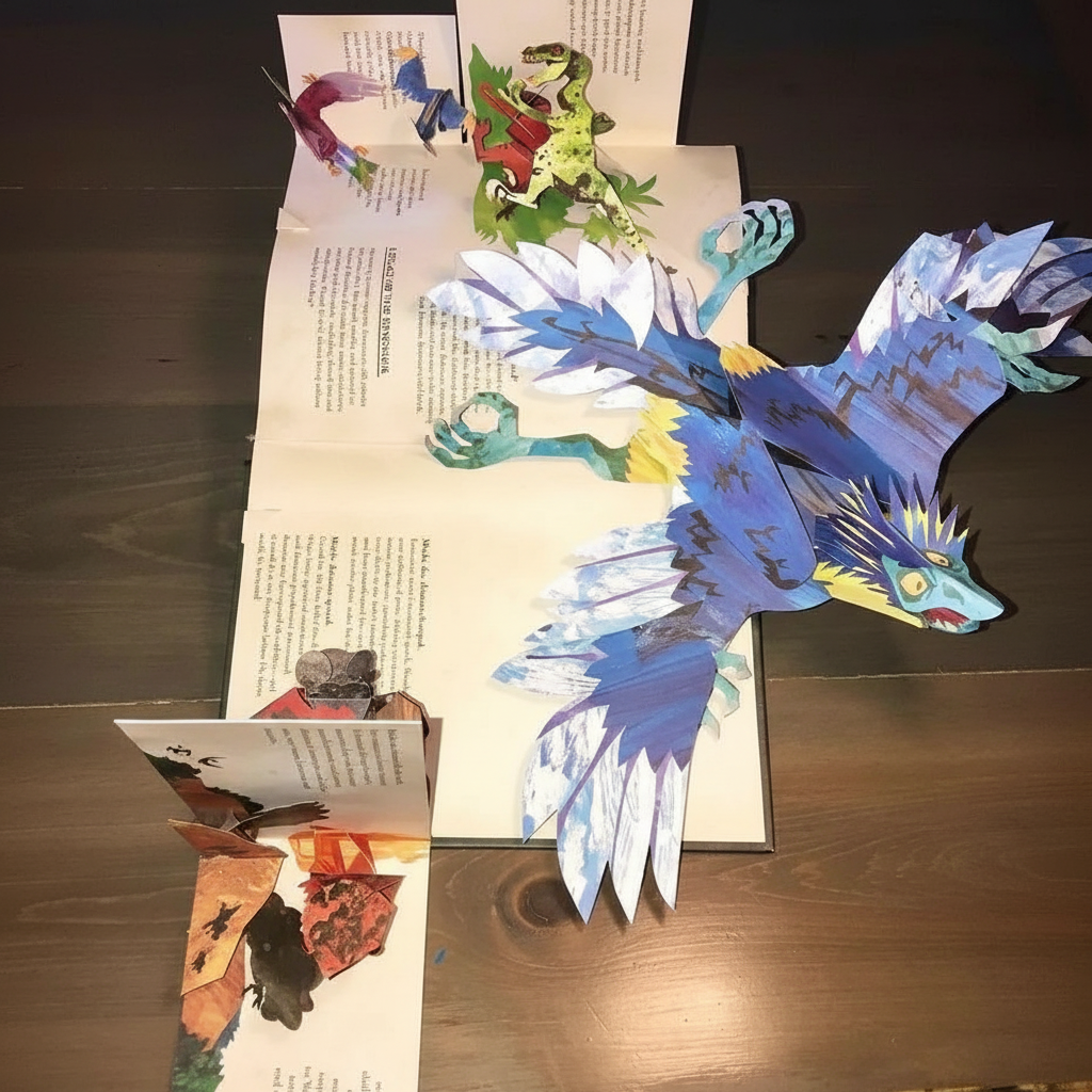 3D Pop-up Boek Dinosaurus - Interactief Kinderboek met Pop-up Scènes - Educatief Prentenboek Prehistorie