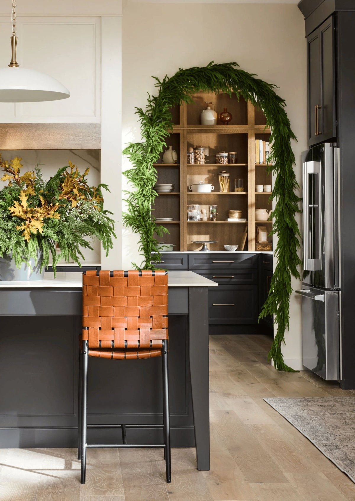 Kunstkerstslinger Dennentakken 120-270cm Dicht Groen Buigbaar Decoratief Binnen Buiten Deur Trap Haard Decoratie