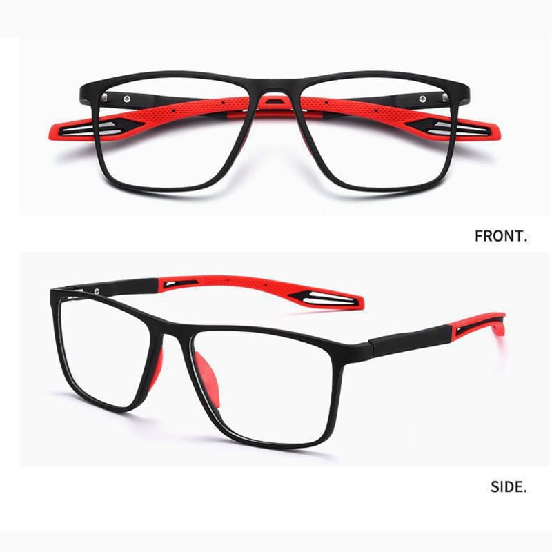 Multifocale Leesbril Unisex - Progressieve Glazen - Lichtgewicht Montuur - Anti-Blauwlicht Computerbril Voor Lezen en Afstand