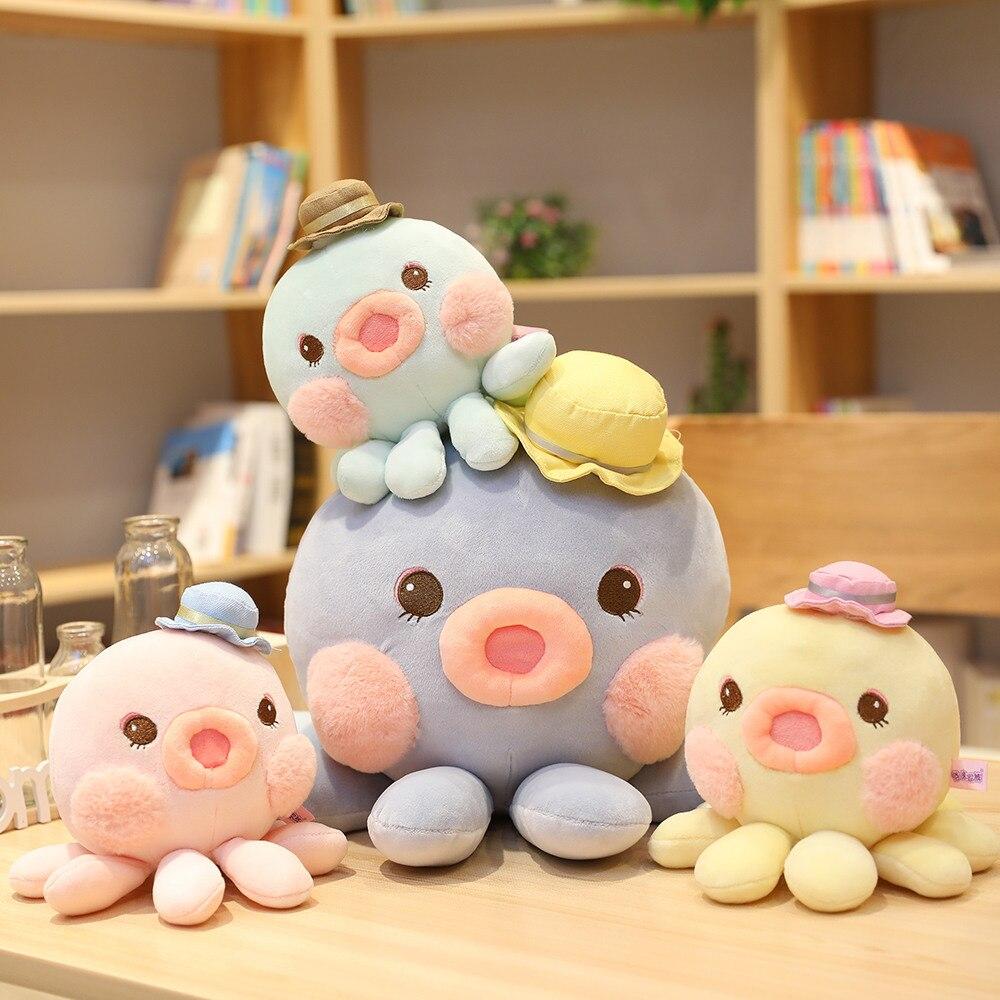 Zachte Octopus Knuffel 30cm 40cm Pluche Speelgoed Kinderen Troostknuffel Babykamer Decoratie Cadeautip