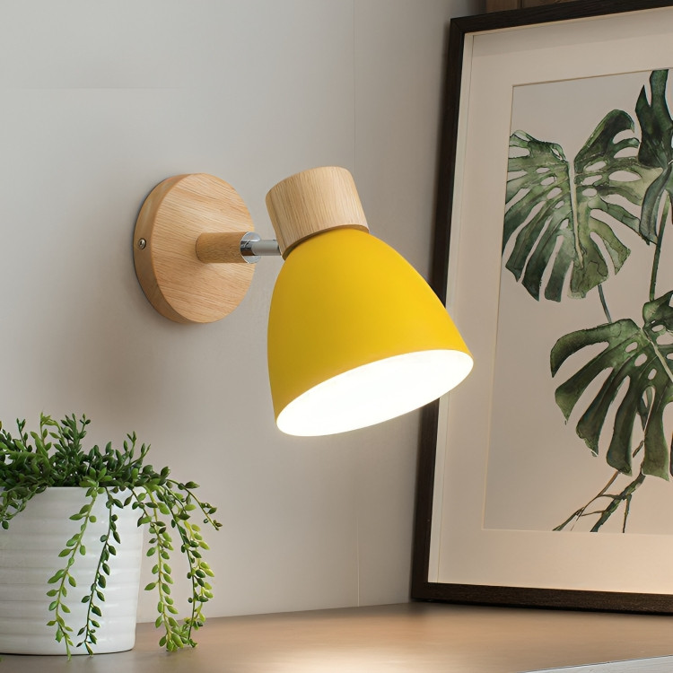 Minimalistische Wandlamp Metaal LED 8W Neutraal Wit Slaapkamer Woonkamer Scandinavische Sfeerverlichting