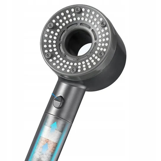 Handdouche met 5 Verstelbare Standen - Waterbesparende Douchekop met Verhoogde Druk - Badkameraccessoire voor Zwakke Waterdruk