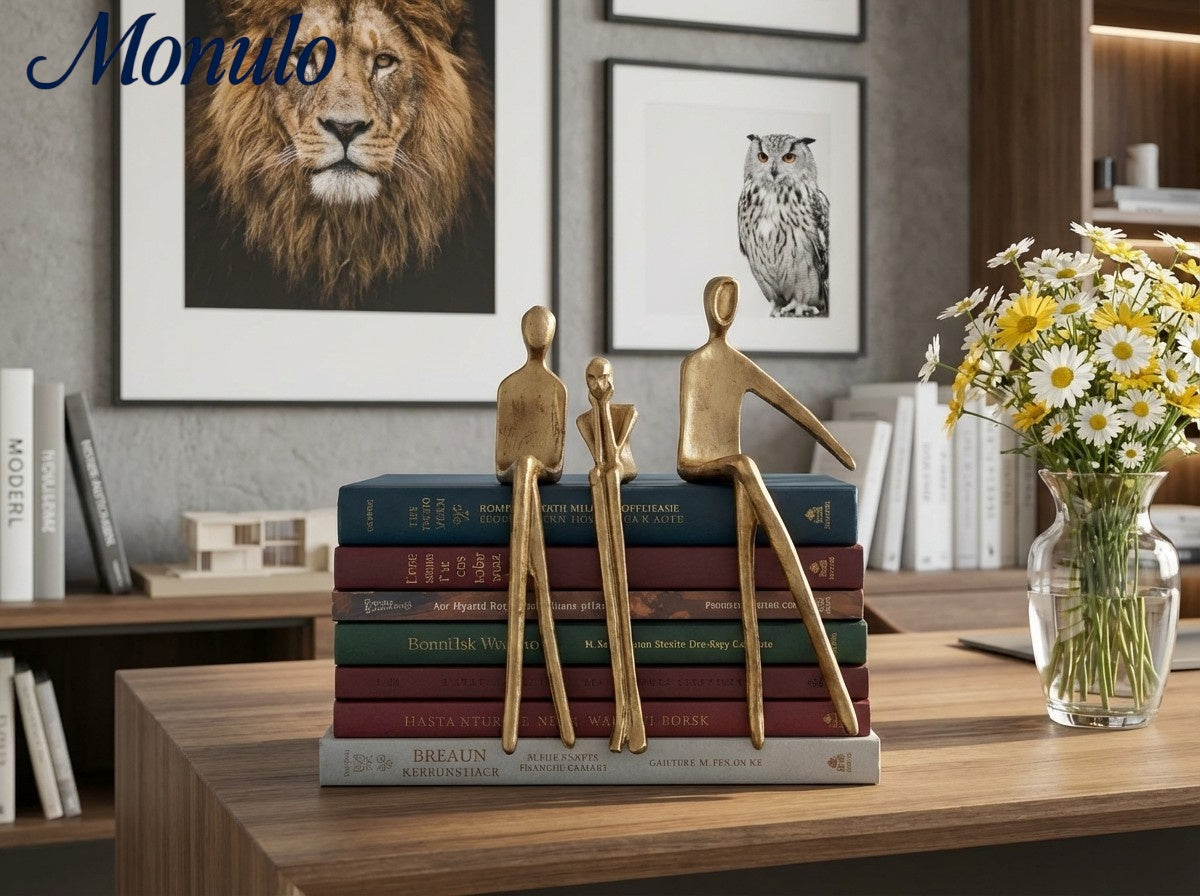 Geometrische Hondenbeeldje van IJzer - Minimalistisch Decoratief Sculptuur voor Bureau