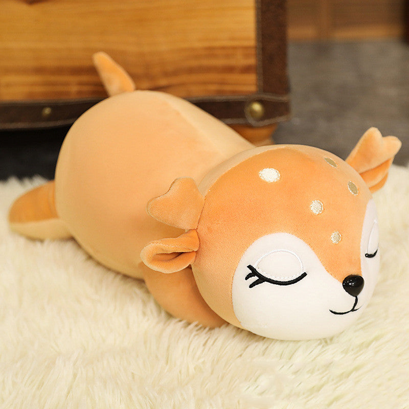 Zachte Hertjes Knuffel 50cm Pluche Speelgoed voor Kinderen Decoratie Hert Bambi Kussen Kinderkamer Knuffeldier