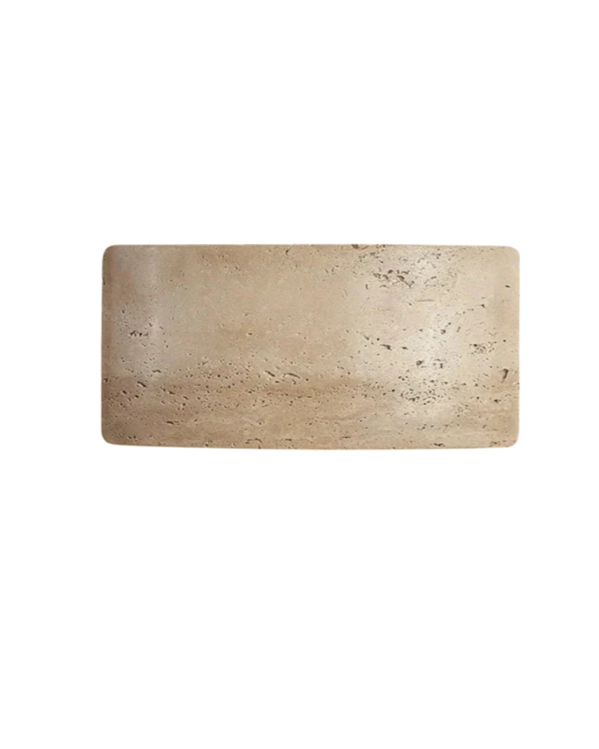 Travertin Wandlamp Modern Design met Warm LED-Licht voor Binnen en Buiten 12x25cm Waterdicht