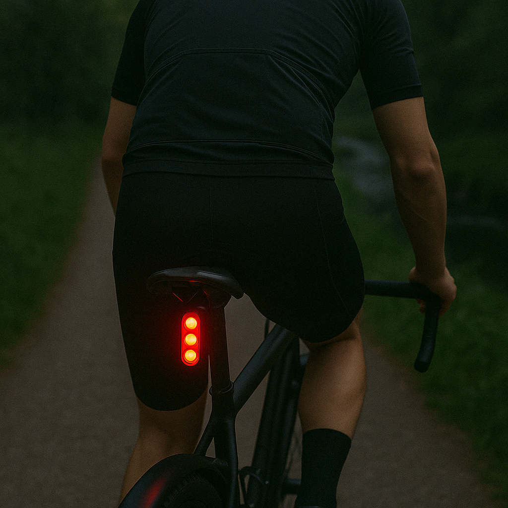 Intelligent Fietslicht Achterzijde met Bewegingssensor en 6 Modi LED Verlichting voor Veilige Fietsritten