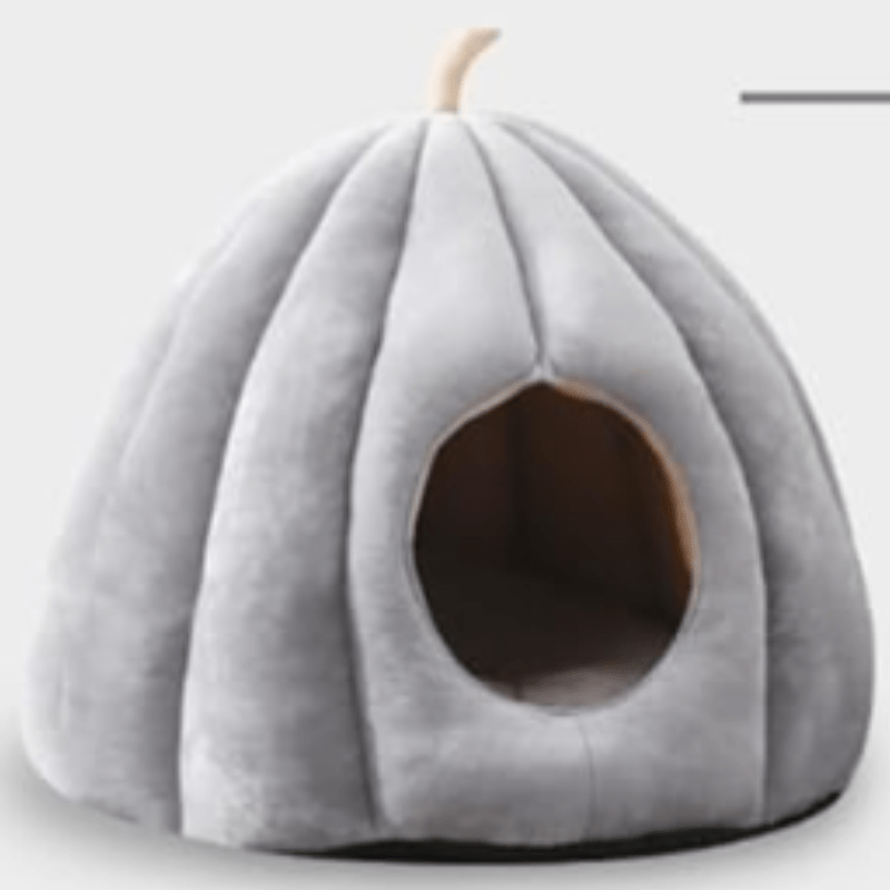 Gesloten Huisdierbed - Warm Pluche Design voor Katten en Kleine Honden