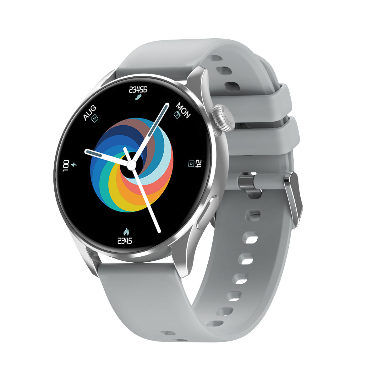 Gezondheidssmartwatch met Hartslagmeter Bloeddrukmeting Zuurstofwaarden Slaapmonitoring Waterdicht Sport