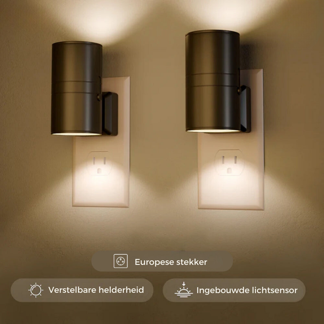 Automatische Nachtlamp met Lichtsensor - Zonsopgang Zonsondergang Schakelaar - Praktische Verlichting