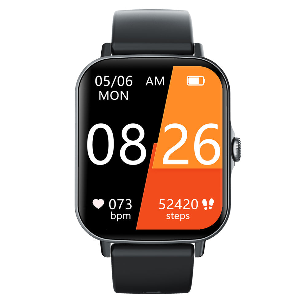 Gezondheidssmartwatch met Hartslagmeter Bloeddrukmeting Zuurstofwaarden Slaapmonitoring Waterdicht Sport