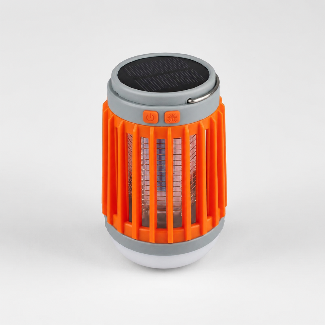 Solar Insectenlamp met UV-Licht en Campingverlichting voor Buiten Muggenbestrijding Tuin Terras Balkon