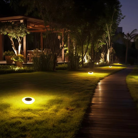 Solarlamp Grondspot Waterdicht IP65 Tuinverlichting Automatisch LED Buitenverlichting voor Tuin Terras Pad