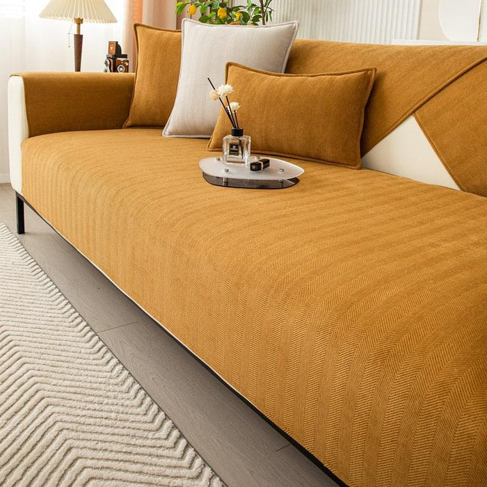 Antislip Fleece Hoes 120×150 cm Zacht Warm Pluche Bankdeken voor Sofa Auto Kantoor Wasbaar Comfort