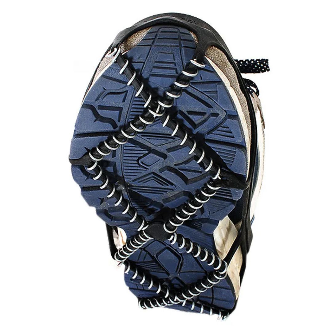 Antislip Schoenspikes met Stalen Spiralen voor Winter Ijs Sneeuw Veilig Wandelen Outdoor Grip Onesize