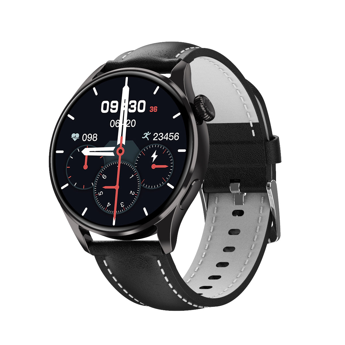 Gezondheidssmartwatch met Hartslagmeter Bloeddrukmeting Zuurstofwaarden Slaapmonitoring Waterdicht Sport
