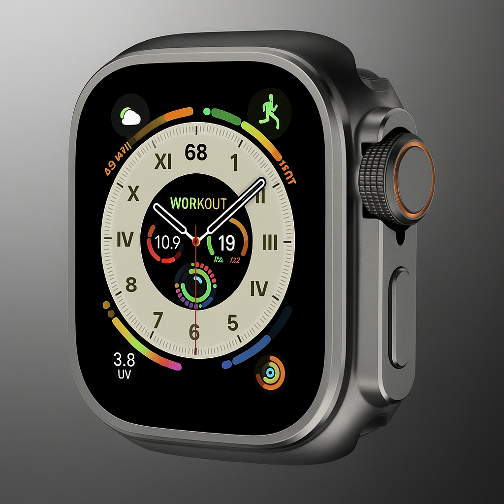 Titanium Smartwatch Beschermhoes 360° Volledige Bescherming 42-49mm Horloge Behuizing Wearables Premium Case