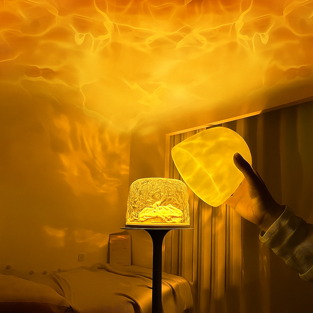 Draadloze Touch Tafellamp LED - Dimbaar & Sfeervol | Moderne Design Tafellamp met Warm Licht
