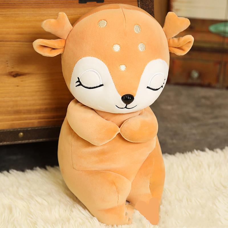 Zachte Hertjes Knuffel 50cm Pluche Speelgoed voor Kinderen Decoratie Hert Bambi Kussen Kinderkamer Knuffeldier