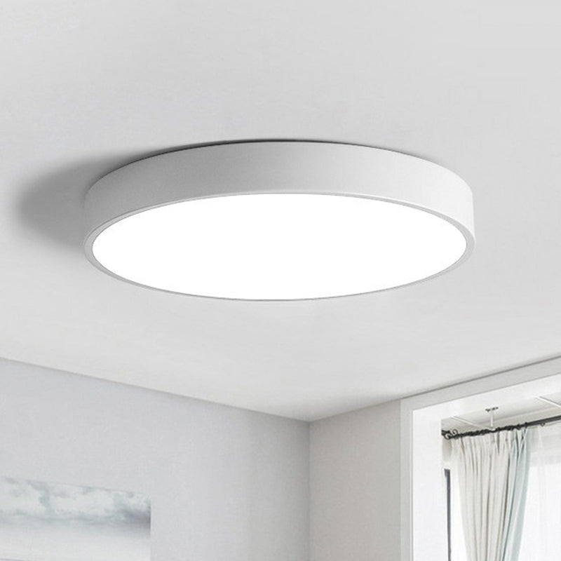 Ronde LED Plafondlamp Ultradun 23-49cm Warm Wit Licht Modern Scandinavisch Design Slaapkamer Woonkamer