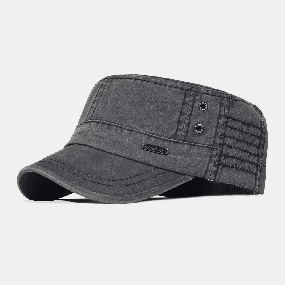 Verstelbare Katoenen Pet Heren Militaire Look Ademend Outdoor Casual Dagelijks Gebruik Baseballcap Sport