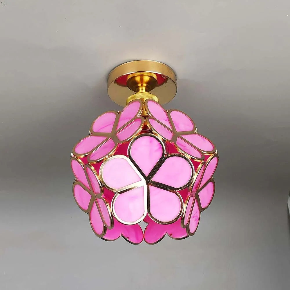 Floyem Bloemvormige Plafondlamp - Decoratieve Plafondverlichting voor Woonkamer & Slaapkamer