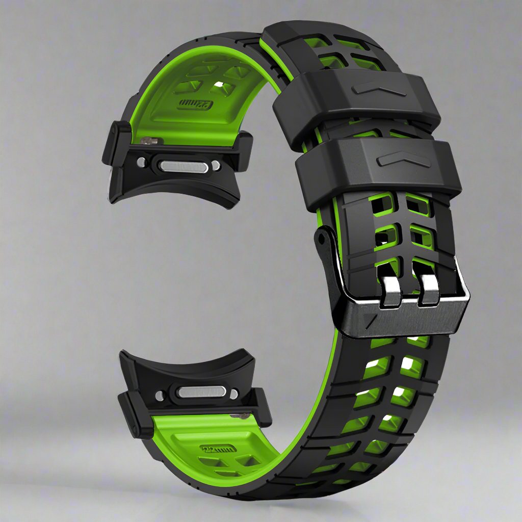 Siliconen Sportbandje voor Smartwatch 47mm Zwart Oranje Grijs Rood Blauw Wit Groen Verstelbaar Comfortabel