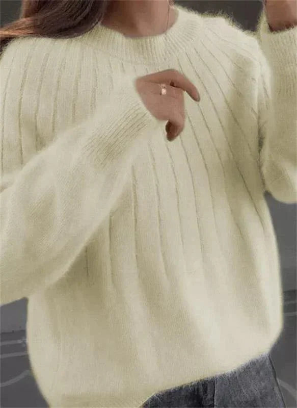 Kasjmieren Trui Dames Gebreid Zachte Winterpullover Elegante Dameskleding Warme Knitwear Comfortabele Trui