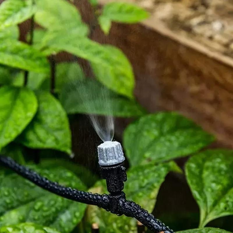 Verstelbaar Druppelirrigatiesysteem 10 Meter Automatisch Tuinbewatering Sproeiset Waterbesparend Planten