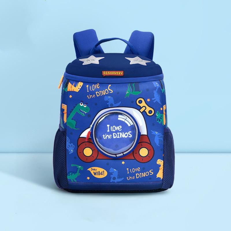 Kinderrugzak met Dinosaurus Print en Verstelbare Schouderbanden voor Kleuterschool en Dagelijks Gebruik