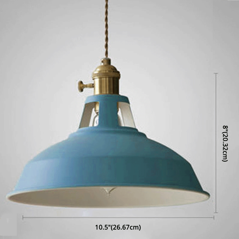 Metalen Hanglamp Industrieel Ø20cm E27 Fitting Vintage Stijl voor Restaurant Eetkamer Woonkamer Verlichting